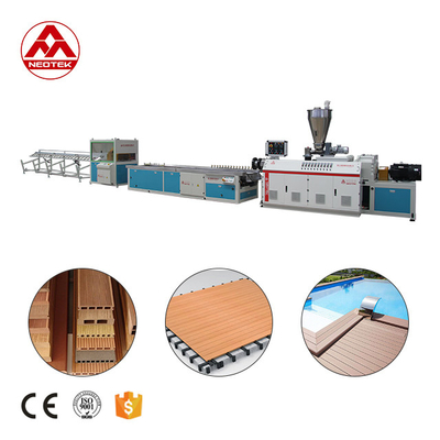 380V 50hz τάση YF180 PE Βάση WPC γραμμή εκτόξευσης για την ανώτερη επεξεργασία πλαστικών