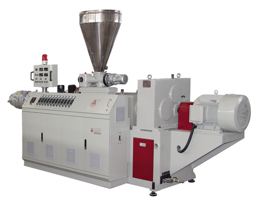 Διπλή βίδα 85kW 50-160 PVC σωλήνα γραμμή ακροβολίας για ανώτερο PE WPC PPR και νήματα